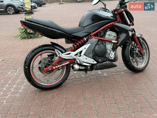 Чорний Кавасакі ER-6N, об'ємом двигуна 0.65 л та пробігом 40 тис. км за 3500 $, фото 5 на Automoto.ua