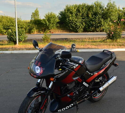 Черный Кавасаки EX 500D, объемом двигателя 0.5 л и пробегом 68 тыс. км за 3000 $, фото 2 на Automoto.ua