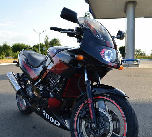 Черный Кавасаки EX 500D, объемом двигателя 0.5 л и пробегом 68 тыс. км за 3000 $, фото 4 на Automoto.ua