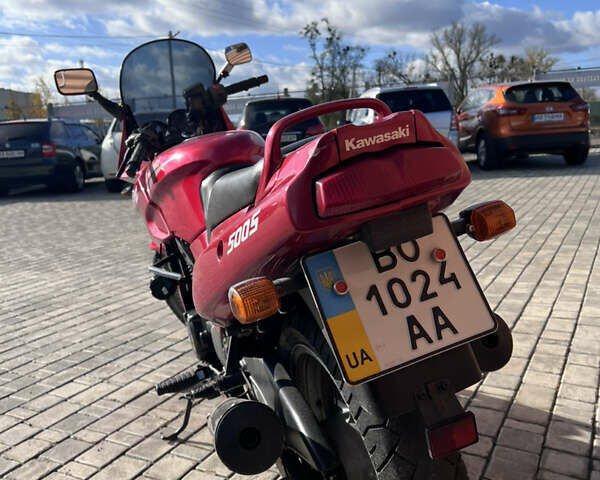 Красный Кавасаки EX 500D, объемом двигателя 0.5 л и пробегом 300 тыс. км за 1800 $, фото 3 на Automoto.ua
