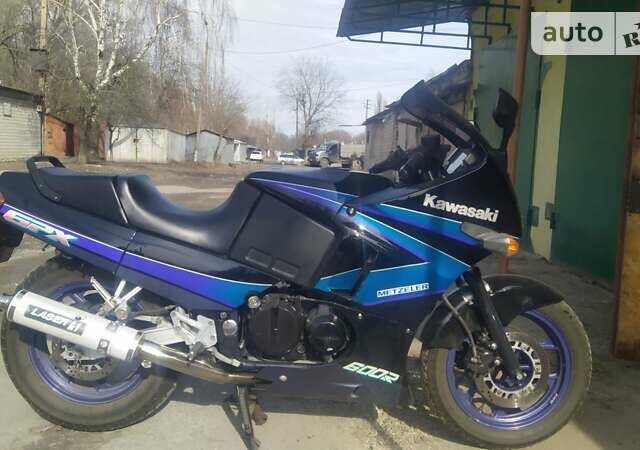 Черный Кавасаки GPX 600R, объемом двигателя 0.59 л и пробегом 62 тыс. км за 2500 $, фото 1 на Automoto.ua