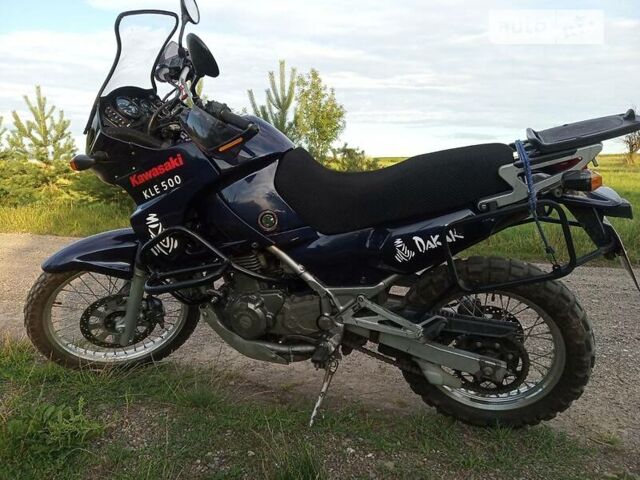 Синий Кавасаки KLE 500, объемом двигателя 0 л и пробегом 70 тыс. км за 2350 $, фото 7 на Automoto.ua