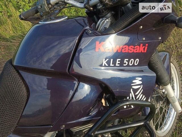 Синий Кавасаки KLE 500, объемом двигателя 0 л и пробегом 70 тыс. км за 2350 $, фото 9 на Automoto.ua