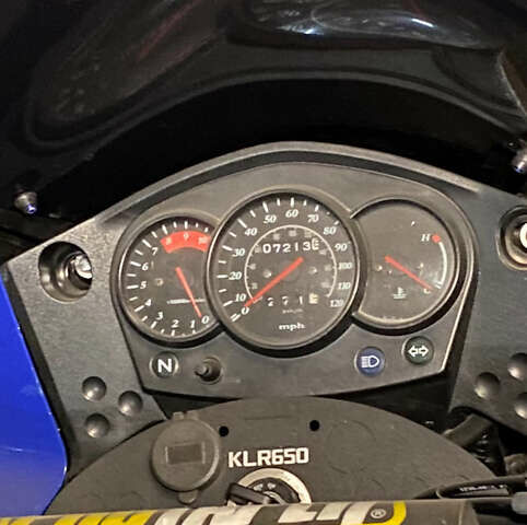 Синий Кавасаки KLR 650, объемом двигателя 0.65 л и пробегом 12 тыс. км за 5300 $, фото 10 на Automoto.ua