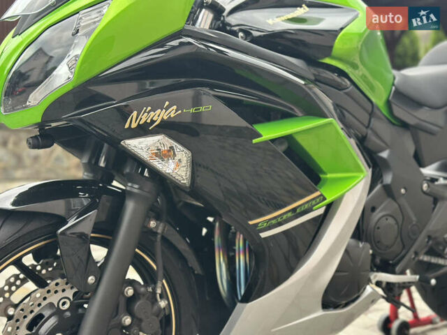Зеленый Кавасаки Ninja 400, объемом двигателя 0.4 л и пробегом 22 тыс. км за 4300 $, фото 5 на Automoto.ua