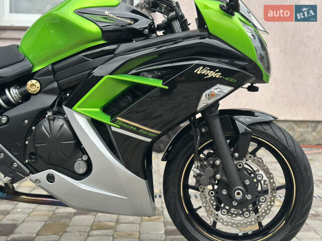 Зеленый Кавасаки Ninja 400, объемом двигателя 0.4 л и пробегом 22 тыс. км за 4300 $, фото 14 на Automoto.ua