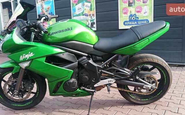 Зеленый Кавасаки Ninja 650R, объемом двигателя 0.65 л и пробегом 53 тыс. км за 4050 $, фото 1 на Automoto.ua