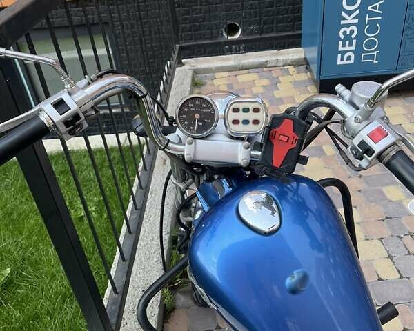 Синий Кавасаки Vulcan 400 Classic, объемом двигателя 0.4 л и пробегом 66 тыс. км за 1500 $, фото 3 на Automoto.ua
