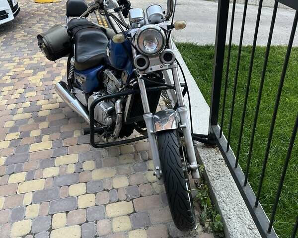 Синий Кавасаки Vulcan 400 Classic, объемом двигателя 0.4 л и пробегом 66 тыс. км за 1500 $, фото 4 на Automoto.ua