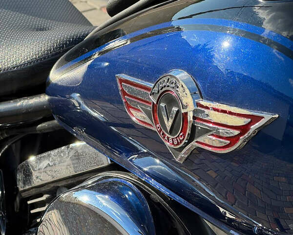 Синий Кавасаки Vulcan 400 Classic, объемом двигателя 0.4 л и пробегом 75 тыс. км за 2750 $, фото 6 на Automoto.ua
