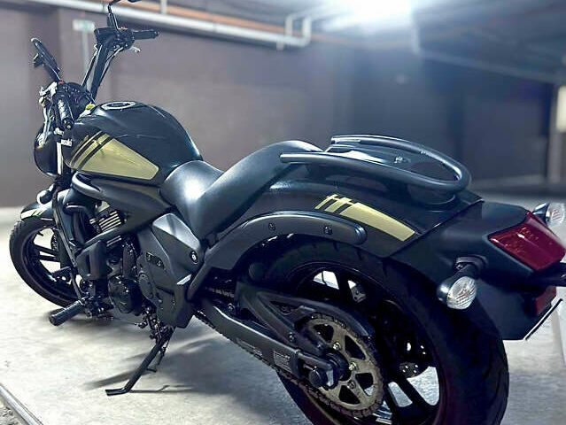 Черный Кавасаки Vulcan 650S, объемом двигателя 0.65 л и пробегом 10 тыс. км за 7500 $, фото 6 на Automoto.ua