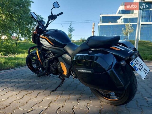 Черный Кавасаки Vulcan 650S, объемом двигателя 0.65 л и пробегом 43 тыс. км за 7499 $, фото 2 на Automoto.ua