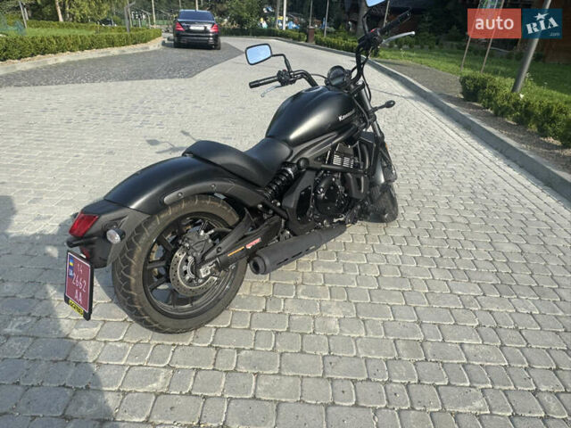 Черный Кавасаки Vulcan 650S, объемом двигателя 0.65 л и пробегом 4 тыс. км за 7500 $, фото 7 на Automoto.ua