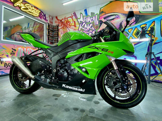 Зеленый Кавасаки ZX 6R, объемом двигателя 0.6 л и пробегом 22 тыс. км за 6200 $, фото 5 на Automoto.ua