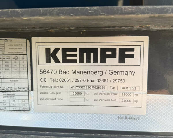 Кемпф SKD 34-3, об'ємом двигуна 0 л та пробігом 2 тис. км за 16900 $, фото 2 на Automoto.ua