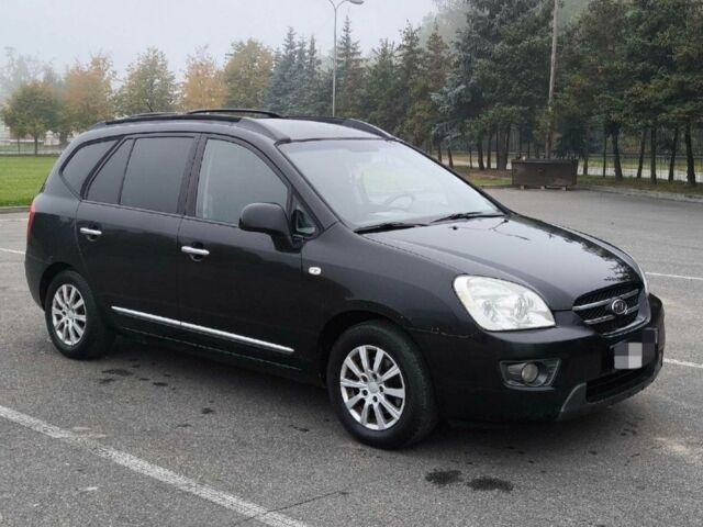 Черный Киа Каренс, объемом двигателя 2 л и пробегом 299 тыс. км за 3000 $, фото 2 на Automoto.ua