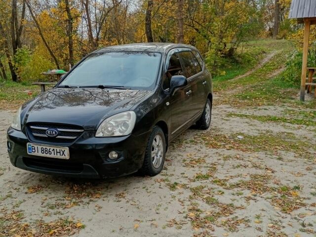 Киа Каренс 2008 в Полтаве на Automoto.ua Черный Киа Каренс, объемом двигателя 2 л и пробегом 241 тыс. км за 6200 $, фото 1 на Automoto.ua
