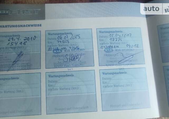 Синій Кіа Каренс, об'ємом двигуна 2 л та пробігом 179 тис. км за 6290 $, фото 22 на Automoto.ua