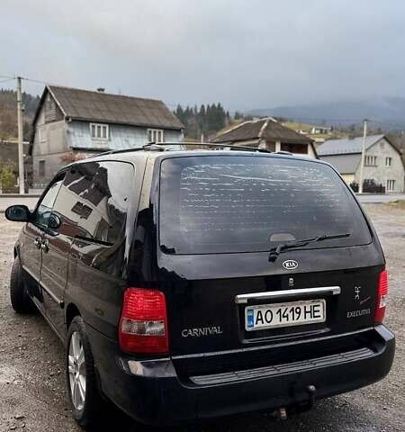 Черный Киа Карнивал, объемом двигателя 2.9 л и пробегом 270 тыс. км за 3000 $, фото 8 на Automoto.ua
