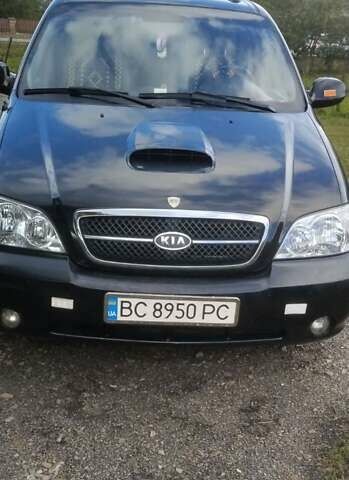 Чорний Кіа Карнівал, об'ємом двигуна 2.9 л та пробігом 412 тис. км за 3900 $, фото 1 на Automoto.ua