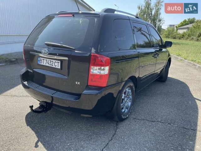 Черный Киа Карнивал, объемом двигателя 2.9 л и пробегом 222 тыс. км за 6300 $, фото 4 на Automoto.ua