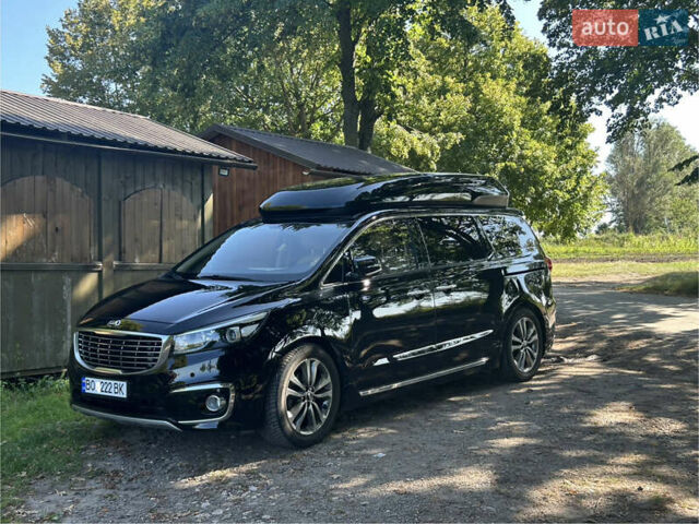 Чорний Кіа Карнівал, об'ємом двигуна 2.2 л та пробігом 130 тис. км за 23250 $, фото 25 на Automoto.ua