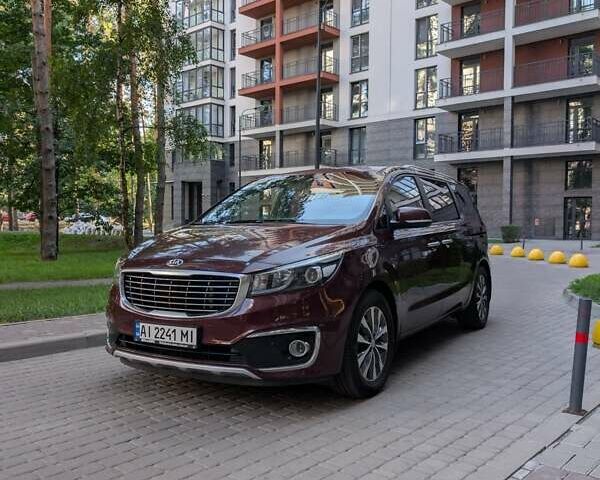 Коричневый Киа Карнивал, объемом двигателя 2.2 л и пробегом 154 тыс. км за 21500 $, фото 11 на Automoto.ua