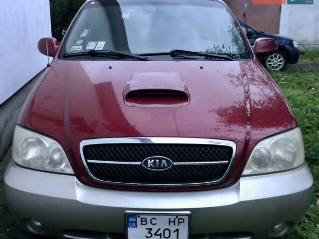Красный Киа Карнивал, объемом двигателя 2.9 л и пробегом 250 тыс. км за 6000 $, фото 5 на Automoto.ua