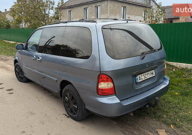 Серый Киа Карнивал, объемом двигателя 2.9 л и пробегом 350 тыс. км за 2150 $, фото 4 на Automoto.ua