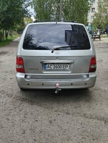 Серый Киа Карнивал, объемом двигателя 2.9 л и пробегом 270 тыс. км за 3450 $, фото 6 на Automoto.ua