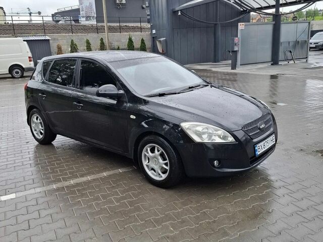 Черный Киа Сид, объемом двигателя 1.6 л и пробегом 216 тыс. км за 4200 $, фото 2 на Automoto.ua