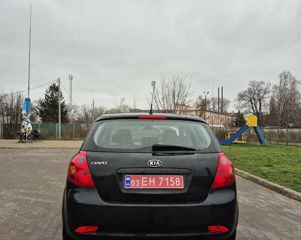 Черный Киа Сид, объемом двигателя 1.6 л и пробегом 221 тыс. км за 5900 $, фото 3 на Automoto.ua