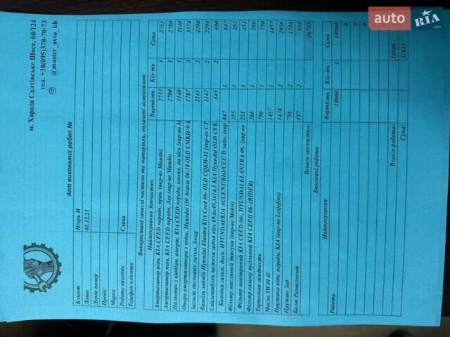 Чорний Кіа Сід, об'ємом двигуна 1.4 л та пробігом 192 тис. км за 6200 $, фото 13 на Automoto.ua
