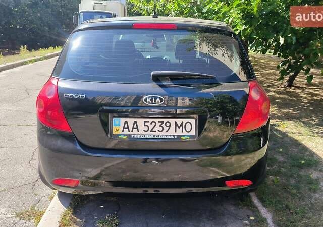 Черный Киа Сид, объемом двигателя 1.6 л и пробегом 204 тыс. км за 7200 $, фото 2 на Automoto.ua