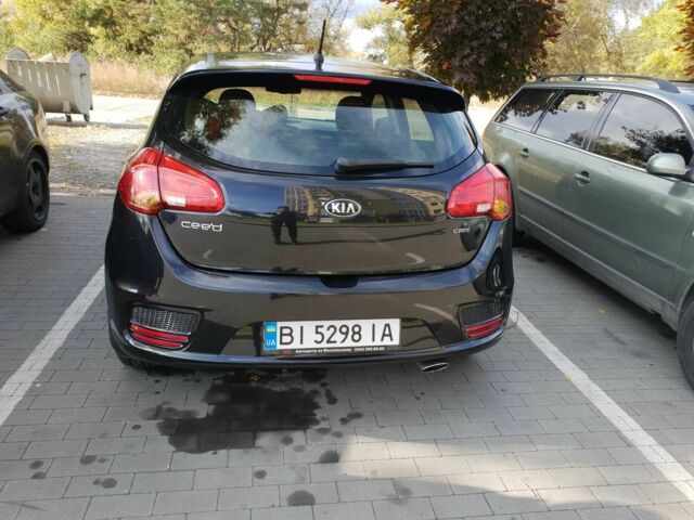 Черный Киа Сид, объемом двигателя 1.6 л и пробегом 87 тыс. км за 12500 $, фото 2 на Automoto.ua