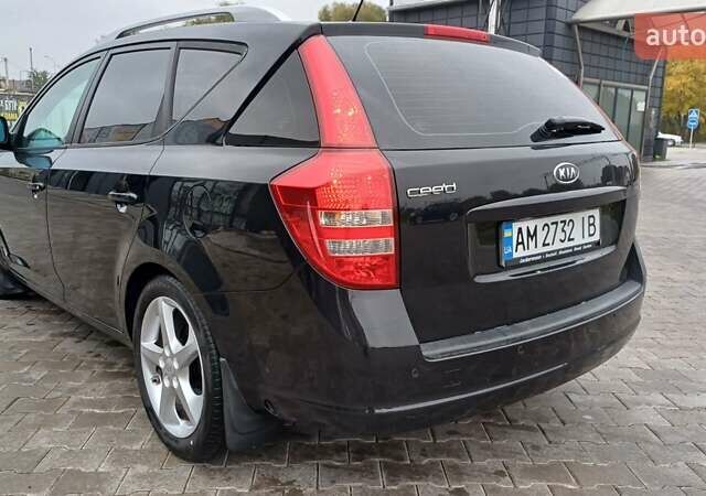 Черный Киа Сид, объемом двигателя 2 л и пробегом 195 тыс. км за 6499 $, фото 2 на Automoto.ua