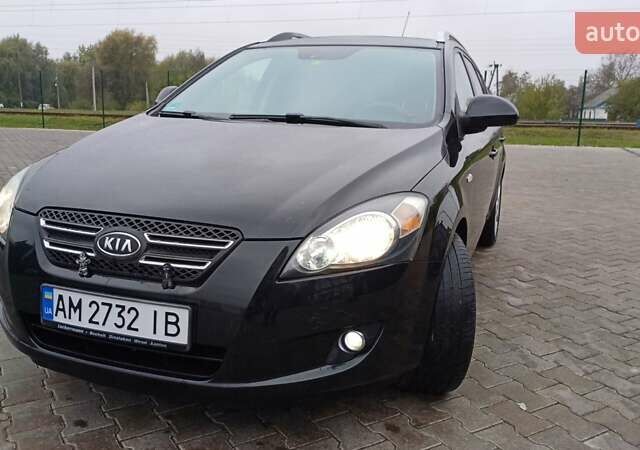 Черный Киа Сид, объемом двигателя 2 л и пробегом 195 тыс. км за 6499 $, фото 3 на Automoto.ua