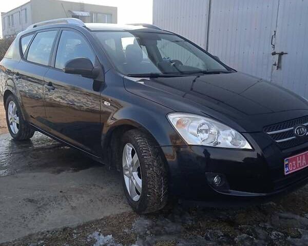 Черный Киа Сид, объемом двигателя 1.6 л и пробегом 222 тыс. км за 6350 $, фото 3 на Automoto.ua