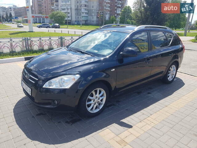 Черный Киа Сид, объемом двигателя 1.4 л и пробегом 225 тыс. км за 7200 $, фото 2 на Automoto.ua