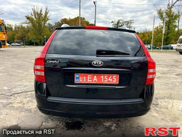Черный Киа Сид, объемом двигателя 1.6 л и пробегом 197 тыс. км за 6100 $, фото 2 на Automoto.ua