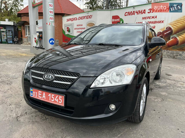 Черный Киа Сид, объемом двигателя 1.6 л и пробегом 197 тыс. км за 6100 $, фото 6 на Automoto.ua