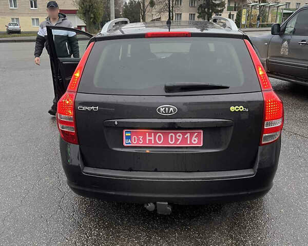 Черный Киа Сид, объемом двигателя 1.6 л и пробегом 223 тыс. км за 6500 $, фото 2 на Automoto.ua