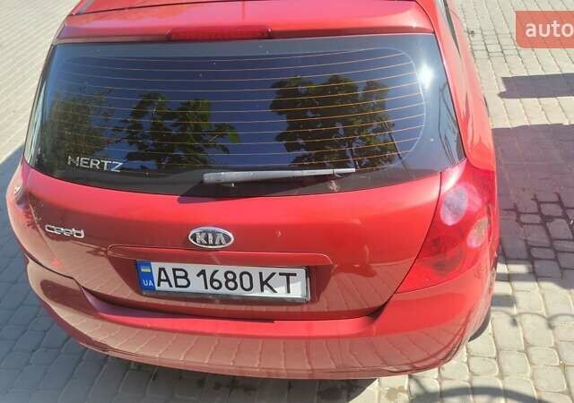 Красный Киа Сид, объемом двигателя 1.6 л и пробегом 214 тыс. км за 4800 $, фото 12 на Automoto.ua