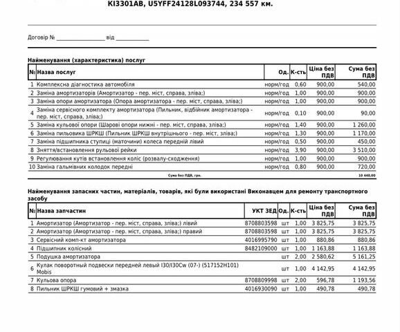 Красный Киа Сид, объемом двигателя 1.4 л и пробегом 260 тыс. км за 3800 $, фото 9 на Automoto.ua