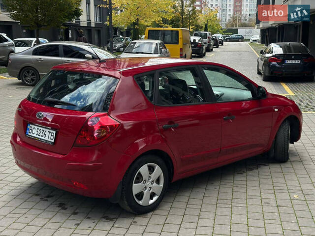 Красный Киа Сид, объемом двигателя 1.4 л и пробегом 193 тыс. км за 3999 $, фото 8 на Automoto.ua