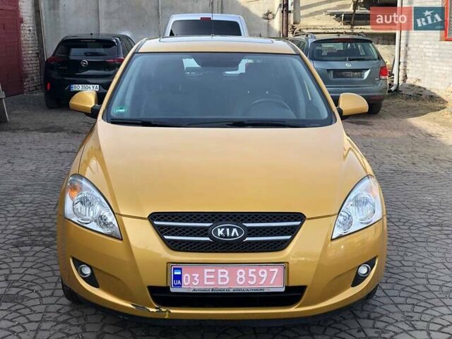 Желтый Киа Сид, объемом двигателя 2 л и пробегом 139 тыс. км за 6500 $, фото 4 на Automoto.ua