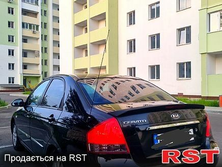 Черный Киа Черато, объемом двигателя 1.6 л и пробегом 185 тыс. км за 4200 $, фото 3 на Automoto.ua