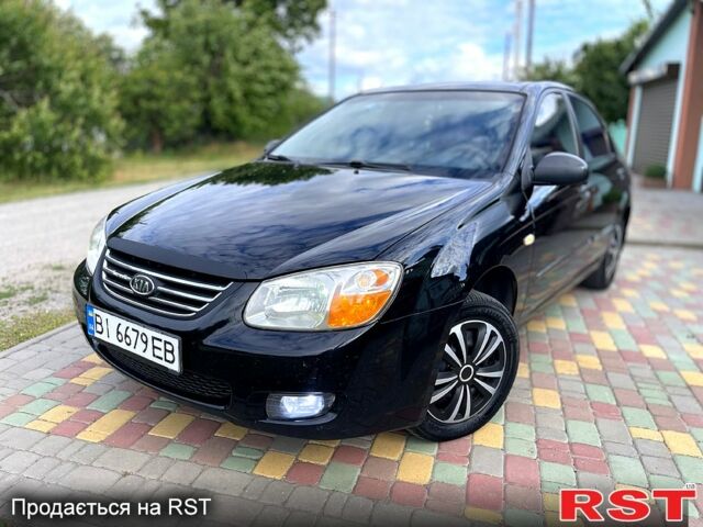 Черный Киа Черато, объемом двигателя 1.6 л и пробегом 190 тыс. км за 4350 $, фото 1 на Automoto.ua