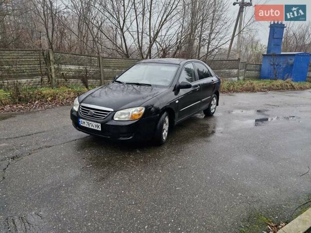 Черный Киа Черато, объемом двигателя 1.6 л и пробегом 280 тыс. км за 4300 $, фото 1 на Automoto.ua