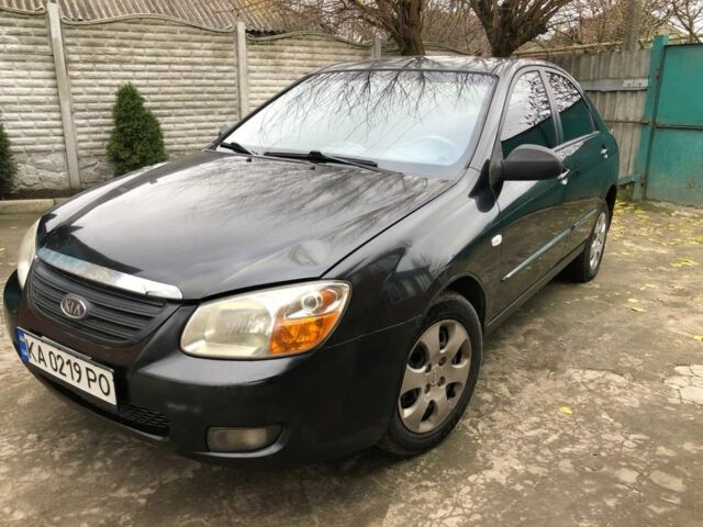 Черный Киа Черато, объемом двигателя 1.6 л и пробегом 240 тыс. км за 3300 $, фото 2 на Automoto.ua